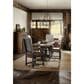 Hooker Furniture Hill Country Side Chair with Brown and Beige Cushion in Anthracite Black (Set of 2), , large