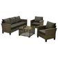 HOMLUX 4-Piece Outdoor Sofa Set in Black, , large