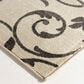 Central Oriental Terrace Tropic Macala 2"6" x 7"3" Snow and Stone Runner, , large