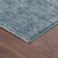 Dalyn Rug Company Soft Essentials Solid Denim 1"8" x 2"6" Indoor/Outdoor Area Rug, , large