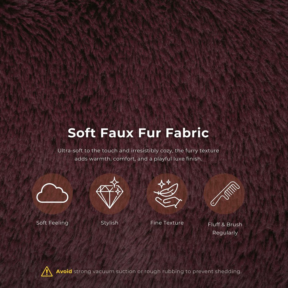 Furniture of America Phael Accent Chair in Red Wine, , large