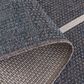 Central Oriental New Zealand Long Float 7"10" x 9"10" Granite and Ecru Area Rug, , large