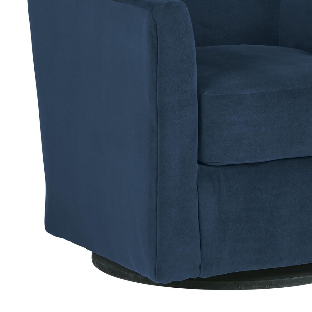 Ashley Bradney Swivel Accent Chair in Ink, , large