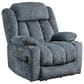 Hearth and Haven Power Lift Recliner in Blue, , large