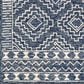 Surya Granada GND-2322 8" x 10" Dark Blue, Denim and Ivory Area Rug, , large