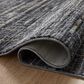 Loloi Soho 2"3" x 3"10" Onyx and Silver Area Rug, , large