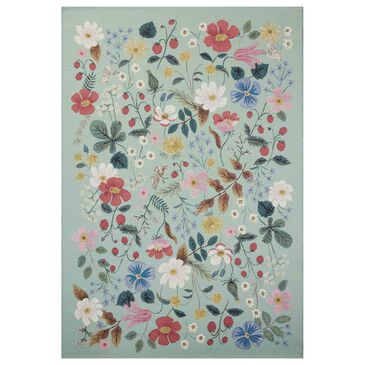 Rifle Paper Co. x Loloi Perennial Strawberry Fields 2"5" x 3"11" Mint Area Rug, , large