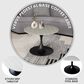 Leisuremod Verve 27" Coffee Table with MDF Top in Black and Light Natural, , large