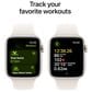 Apple Watch SE GPS + Cellular 44mm Starlight Aluminum Case with Starlight Sport Band - M/L, , large