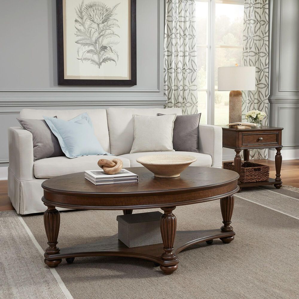 Belle Furnishings Allington Cocktail Table in Satin Sienna, , large