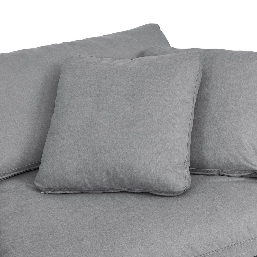 Blue River Liberty Stationary Sofa in Slate Gray, , large