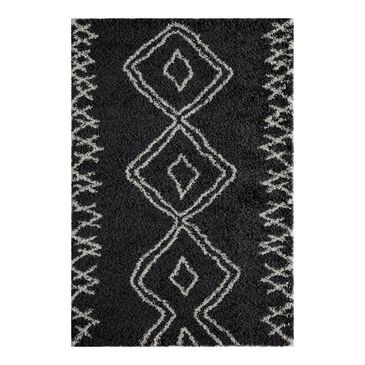 Momeni Maya MAY-1 2"3" x 7"6" Black Runner, , large