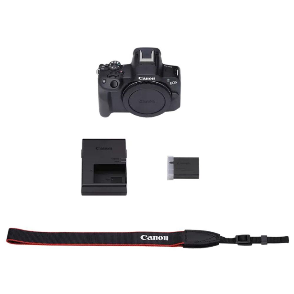 Canon EOS R50 Black Mirrorless Camera, , large