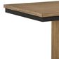 Steve Silver Roatan Dining Table and 6 Dining Chairs in Natural and Black, , large
