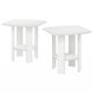HOMLUX End Table in White (Set of 2), , large