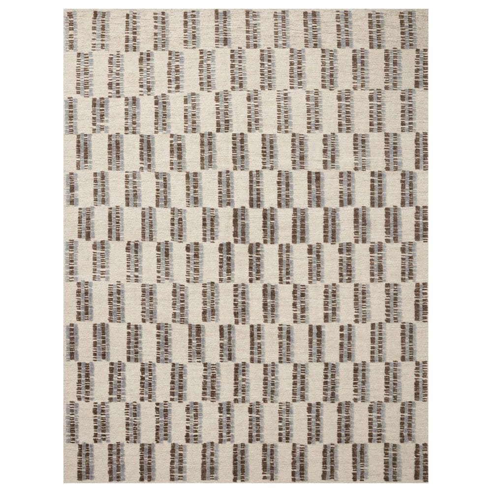 Loloi Harrison 5"6" x 8"6" Beige and Slate Area Rug, , large