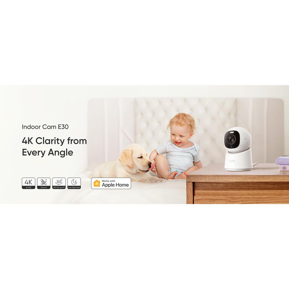 eufy E30 Indoor Security Camera in White, , large