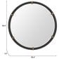 Zuo Modern Brile Wall Mirror in Black, , large