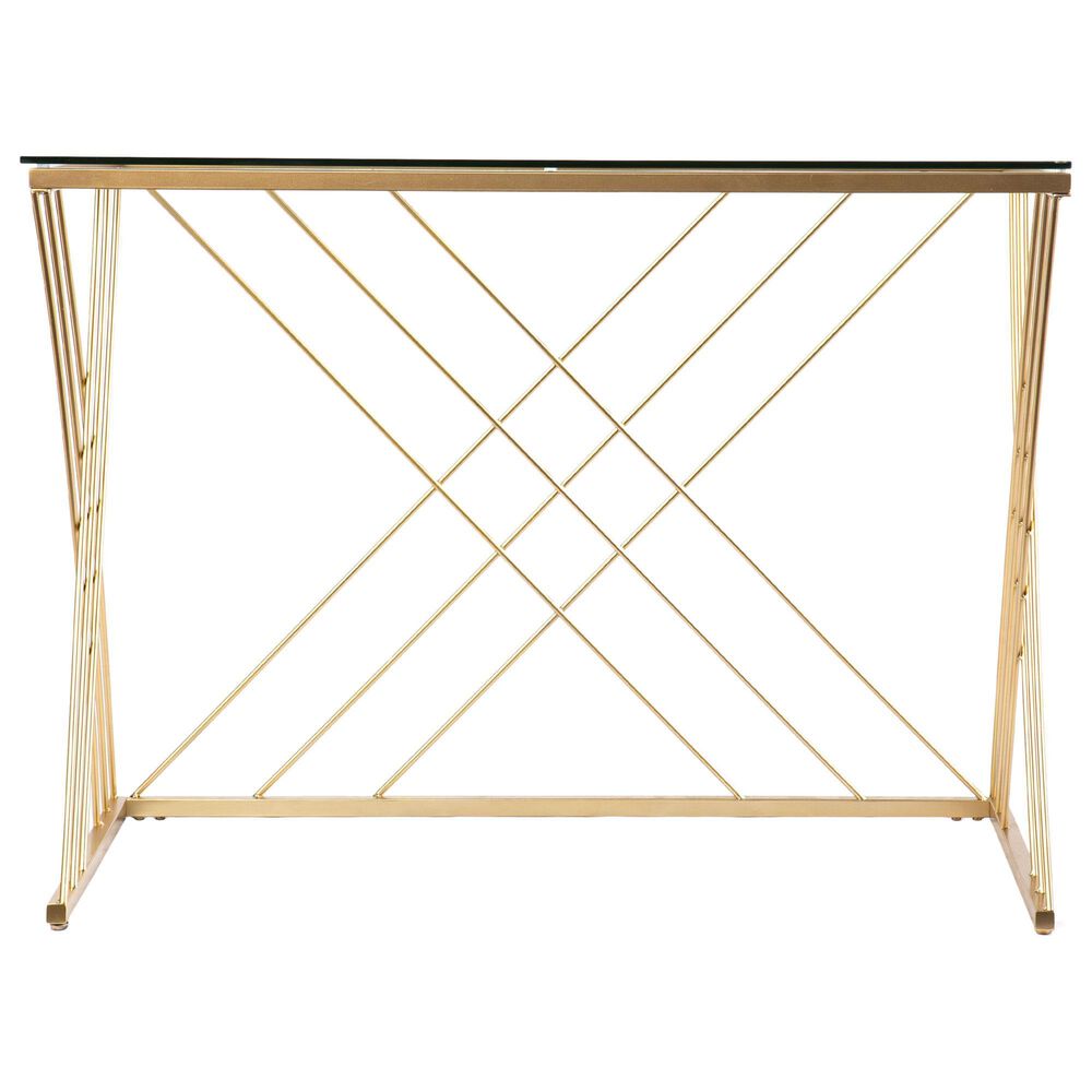 Southern Enterprises Dezby Desk in Gold, , large