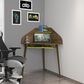 Dayton Bradley 4-Piece Sectional Cubicle Desk in Rustic Brown/Yellow, , large