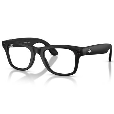 Rayban Glasses Wayfarer Gen 2 50mm Sunglasses with Meta AI, Clear Lenses in Matte Black, , large