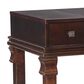 Linon Home Decor Angela Vanity with Stool in Walnut, , large