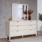 Urban Home Drake 6-Drawer Dresser in White, , large