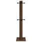 Pacific Landing Rikkie 8-Hook Coat Rack in Walnut and Black, , large