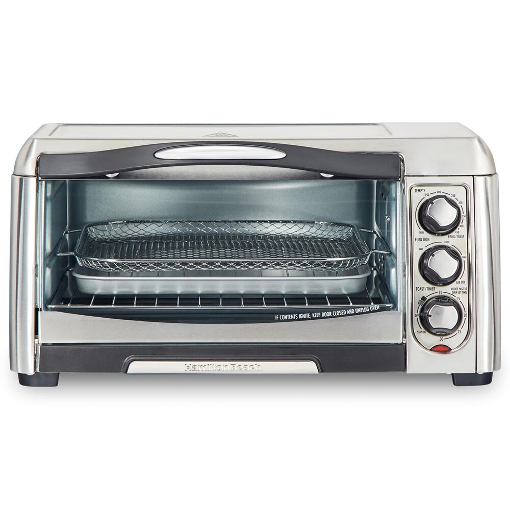 Hamilton Beach 2.5-Quart Sure-Crisp Air Fry Toaster Oven in Stainless Steel, , large