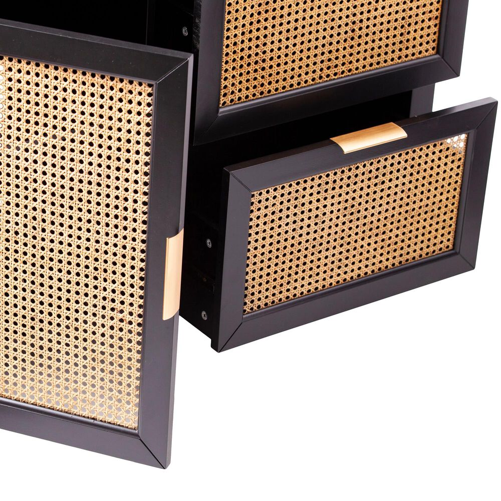 Southern Enterprises Chekshire Anywhere Storage Cabinets in Black and Natural, , large