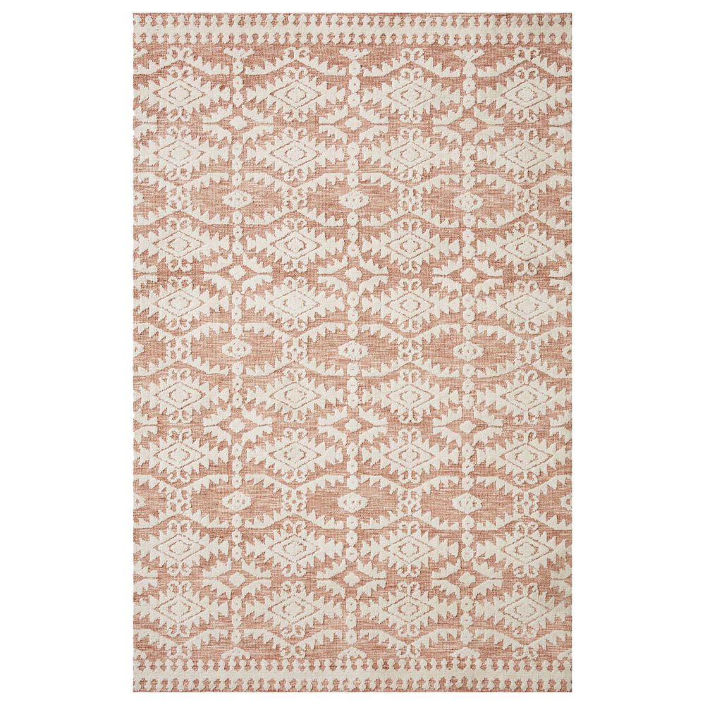 Justina Blakeney x Loloi Yeshaia 2"3" x 3"9" Terracotta and Ivory Area Rug, , large