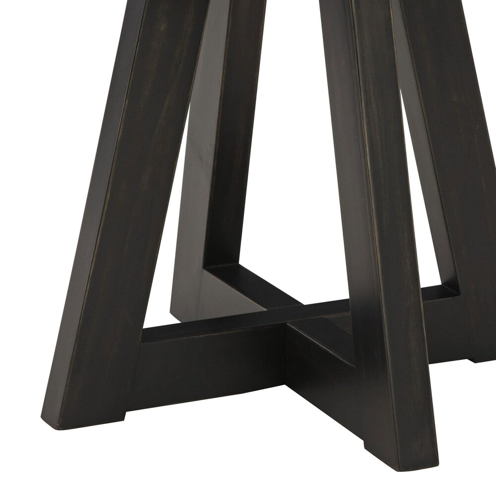 Ashley Galliden Square End Table in Aged Black, , large