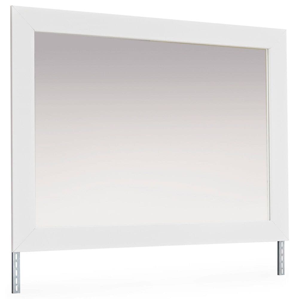Ashley Maeling Dresser Mirror in Matte White, , large
