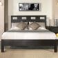 Living Essentials Nevis King Platform Bed in Espresso, , large
