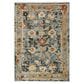 RIZZY Belmont 9" x 12" Dark Grey, Gold and Rust Area Rug, , large