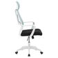 CorLiving Workspace Office Chair with White Frame in Teal and Black, , large