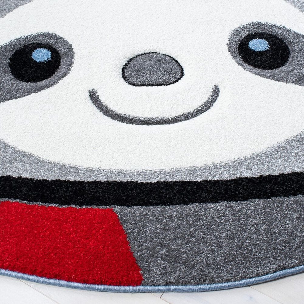 Safavieh Carousel Outer Space 3&#39; Round Blue and Grey Kids  Area Rug, , large