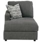 Ashley Edenfield 3-Piece Right Facing U-Shaped Sectional with Chaise in Charcoal, , large