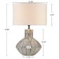 Hampton Park Agape Boho Ceramic Table Lamp in White, , large