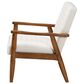 Baxton Studio Stratton Arm Chair in Cream, , large