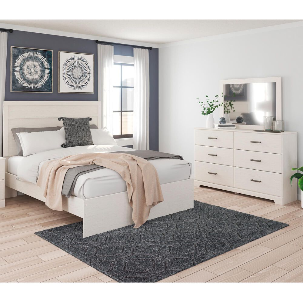 Signature Design by Ashley Stelsie 3 Piece Queen Bedroom Set in White, , large