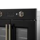 Forno Asti 30" Single Electric Wall Oven with French Door in Black, , large