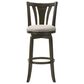 Armen Living Elle Swivel Barstool in Dark Roast, , large