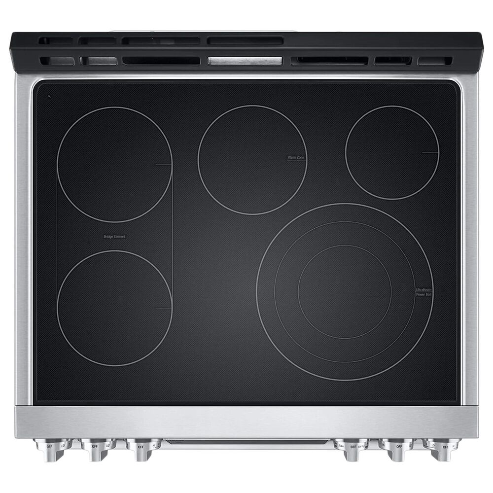 LG Studio 6.3 Cu. Ft. Slide-in Electric Range with ProBake Convection in Stainless Steel, , large