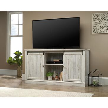 Sauder Barrister Lane 61" Entertainment Credenza in White Plank, , large