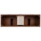 James Martin Vanities Metropolitan 72" Double Bathroom Vanity in American Walnut and Chrome with 3 cm White Zeus Quartz Top and Rectangular Sinks, , large