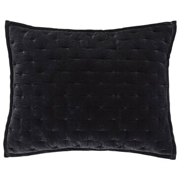 HiEnd Accents Stella 21" x 34" Pillow Sham in Black, , large