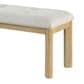 Modern Market Dining Table Bench in Natural, , large