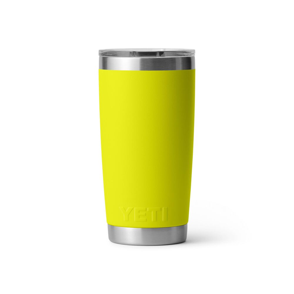 YETI Rambler 20 oz Tumbler with Magslider Lid in Firefly Yellow, , large