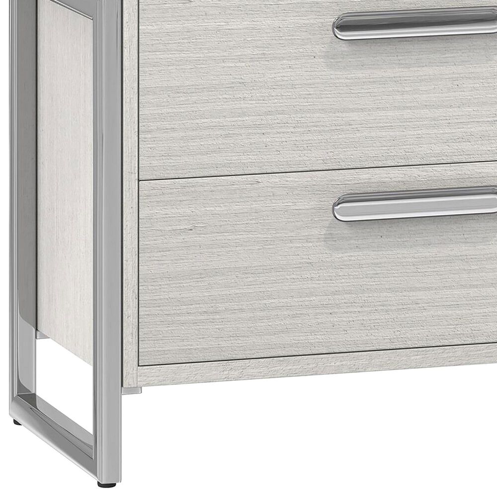 Bernhardt Stratum 2 Drawer Wide Nightstand in Mist with USB Ports, , large